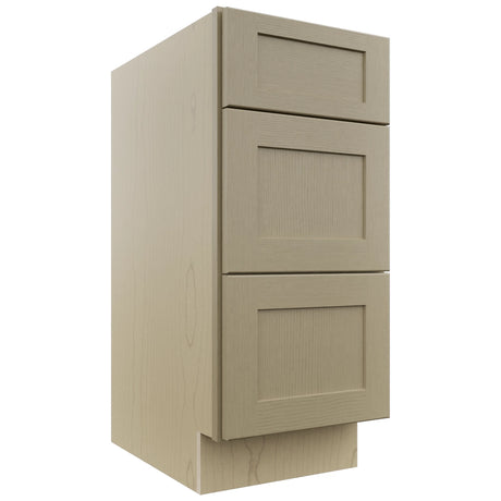 Fabuwood Galaxy Desert Oak VDB15-34 Vanity Drawer Cabinet, Front View