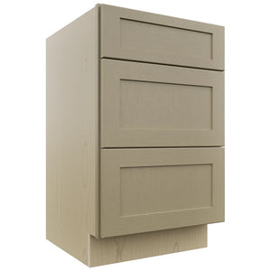 Fabuwood Galaxy Desert Oak VDB21-34 Vanity Drawer Cabinet, Front View