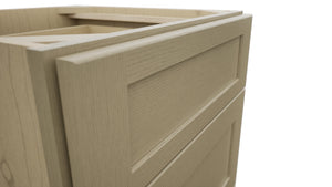 Fabuwood Galaxy Desert Oak VDB21-34 Vanity Drawer Cabinet, Detail View
