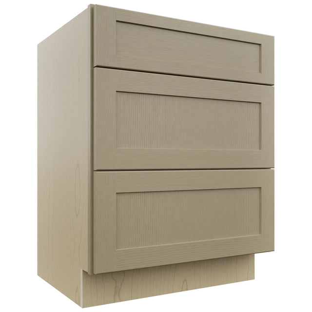 Fabuwood Galaxy Desert Oak VDB27-34 Vanity Drawer Cabinet, Front View