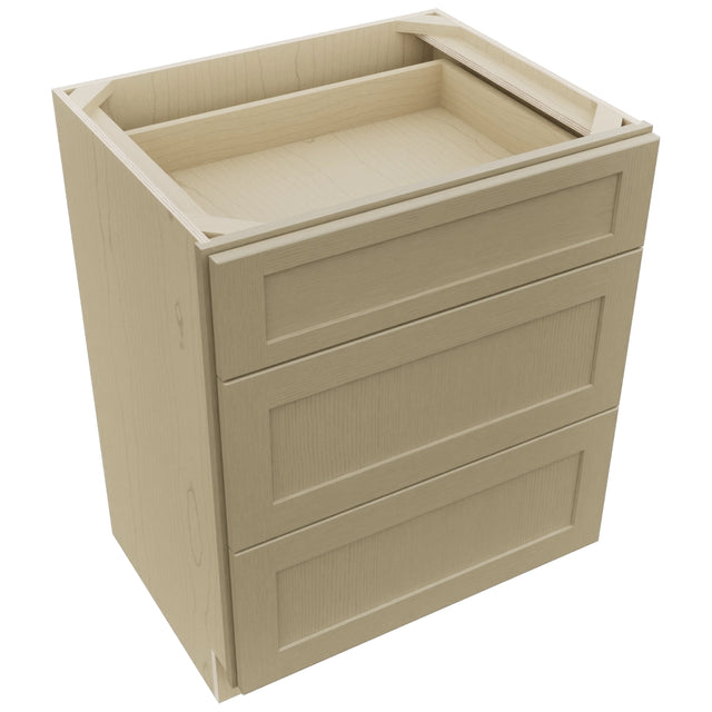 Fabuwood Galaxy Desert Oak VDB27-34 Vanity Drawer Cabinet, Top View
