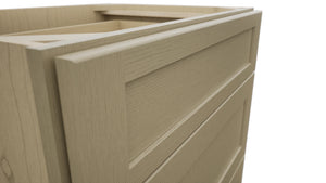 Fabuwood Galaxy Desert Oak VDB27-34 Vanity Drawer Cabinet, Detail View