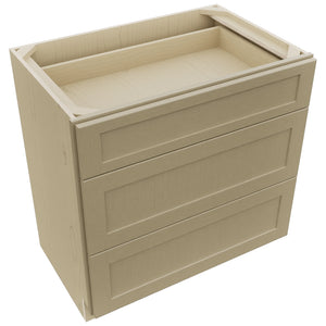 Fabuwood Galaxy Desert Oak VDB33-34 Vanity Drawer Cabinet, Top View