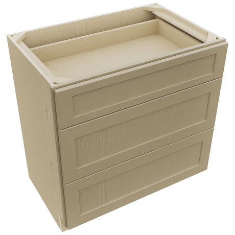 Fabuwood Galaxy Desert Oak VDB33-34 Vanity Drawer Cabinet, Top View