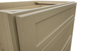 Fabuwood Galaxy Desert Oak VDB33-34 Vanity Drawer Cabinet, Detail View