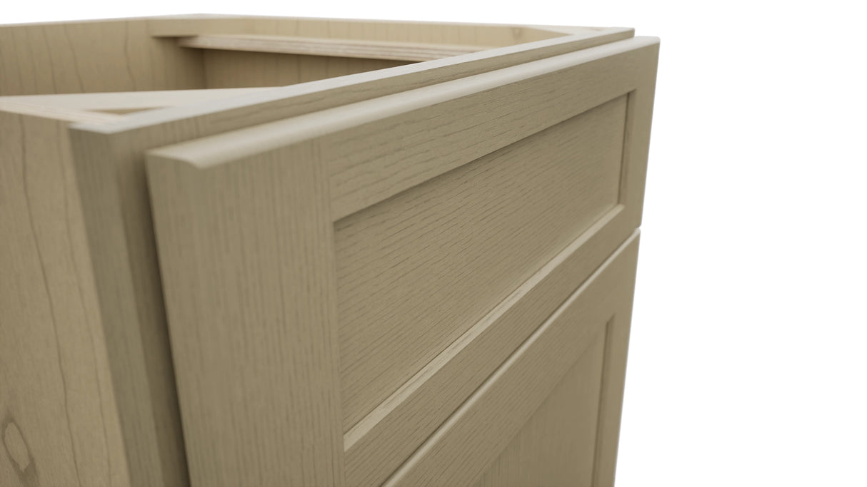 Fabuwood Galaxy Desert Oak VSB21-34 Vanity Sink Cabinet, Detail View