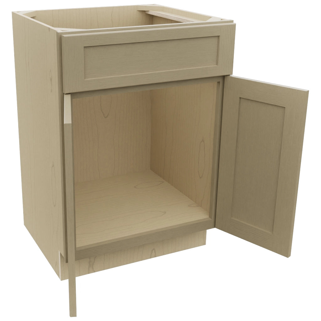 Fabuwood Galaxy Desert Oak VSB24-34 Vanity Sink Cabinet, Open View