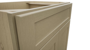 Fabuwood Galaxy Desert Oak VSB27-34 Vanity Sink Cabinet, Detail View