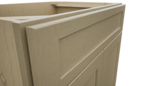 Fabuwood Galaxy Desert Oak VSB30-34 Vanity Sink Cabinet, Detail View