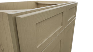 Fabuwood Galaxy Desert Oak VSB33-34 Vanity Sink Cabinet, Detail View