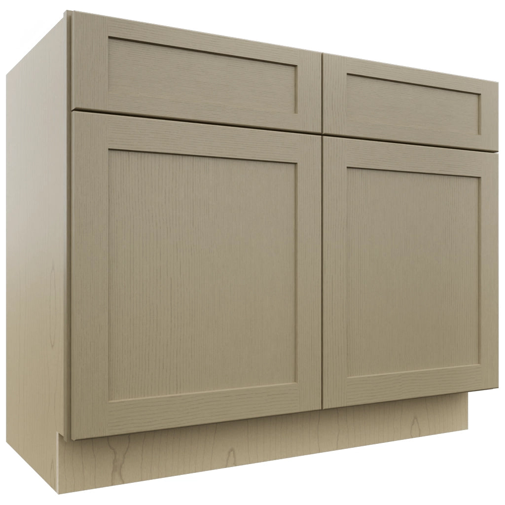 Fabuwood Galaxy Desert Oak VSB42-34 Vanity Sink Cabinet, Front View