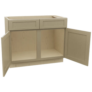 Fabuwood Galaxy Desert Oak VSB42-34 Vanity Sink Cabinet, Open View