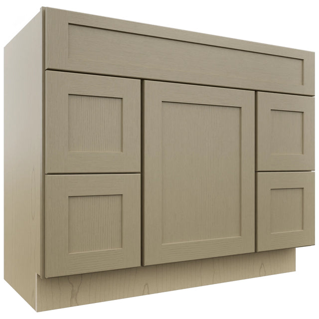 Fabuwood Galaxy Desert Oak VSD30DL Vanity Combo Cabinet, Front View
