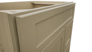 Fabuwood Galaxy Desert Oak VSD36DR Vanity Combo Cabinet, Detail View