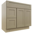 Fabuwood Galaxy Desert Oak VSD42 Vanity Combo Cabinet, Front View