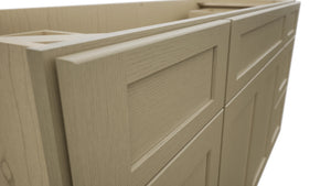 Fabuwood Galaxy Desert Oak VSD60SINGLE Vanity Combo Cabinet, Detail View