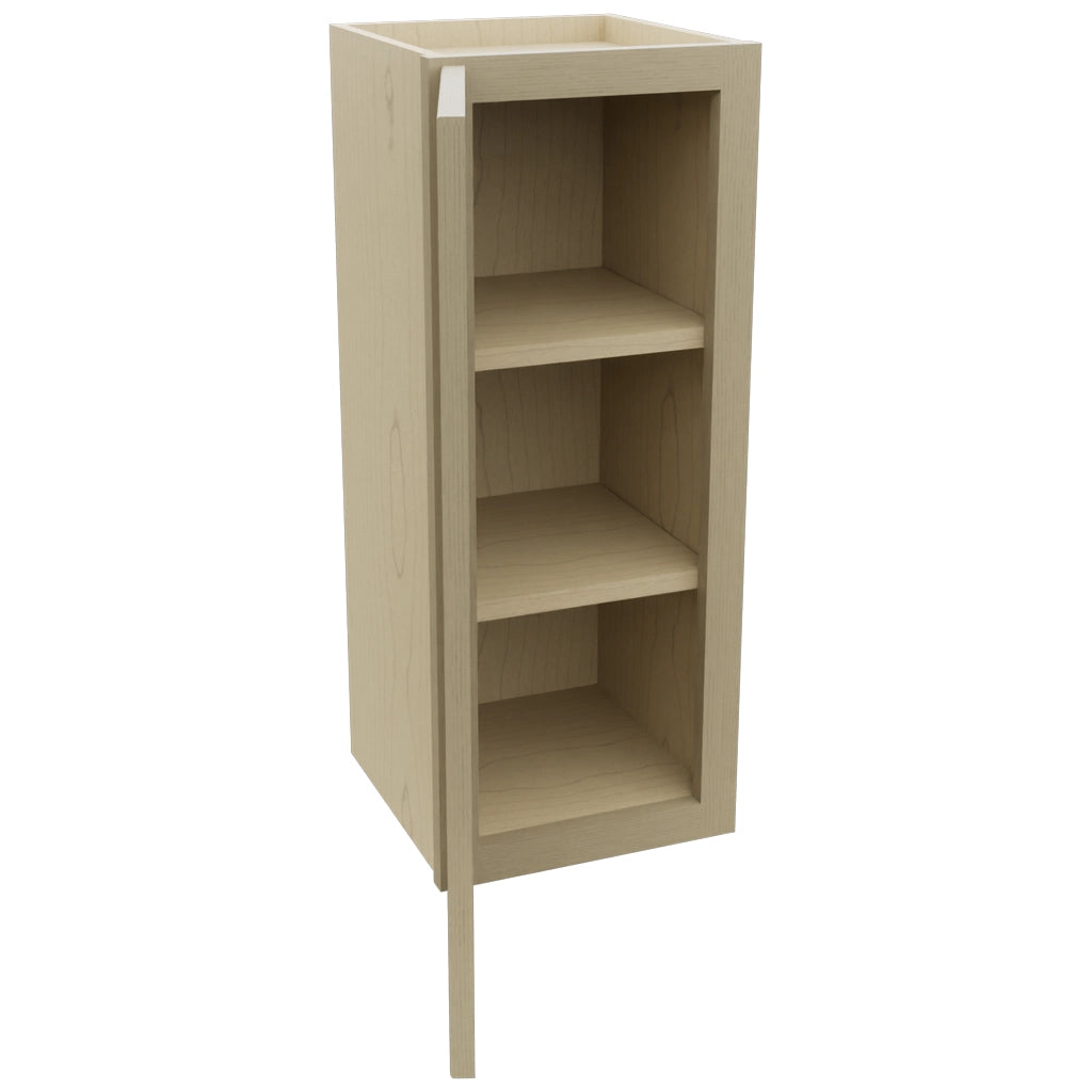 Fabuwood Galaxy Desert Oak W1230 Wall Standard Cabinet, Open View