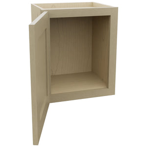 Fabuwood Galaxy Desert Oak W1518 Wall Standard Cabinet, Open View