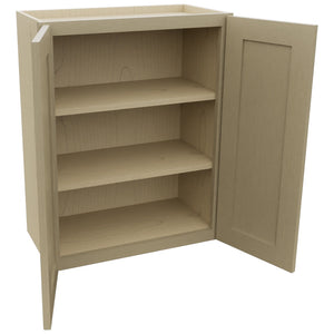 Fabuwood Galaxy Desert Oak W2430 Wall Standard Cabinet, Open View