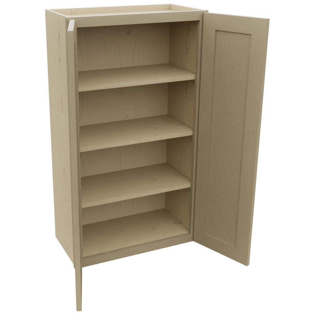 Fabuwood Galaxy Desert Oak W2442 Wall Standard Cabinet, Open View