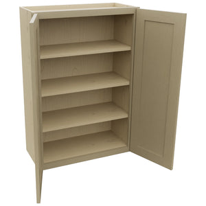 Fabuwood Galaxy Desert Oak W2739 Wall Standard Cabinet, Open View
