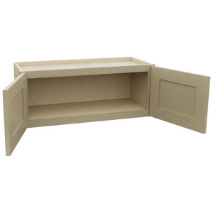 Fabuwood Galaxy Desert Oak W3012 Wall Standard Cabinet, Open View