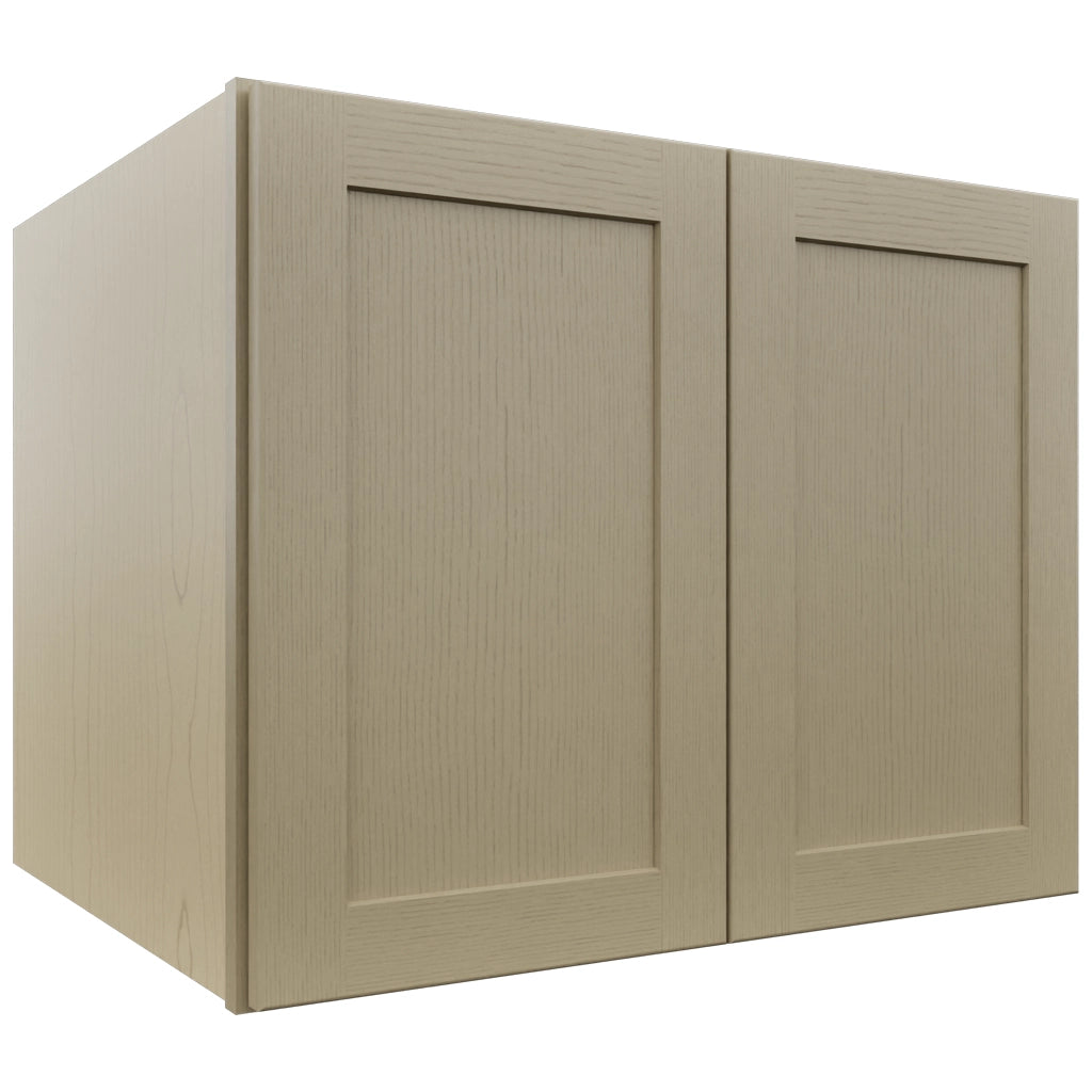 Fabuwood Galaxy Desert Oak W302424 Wall Deep Cabinet, Front View