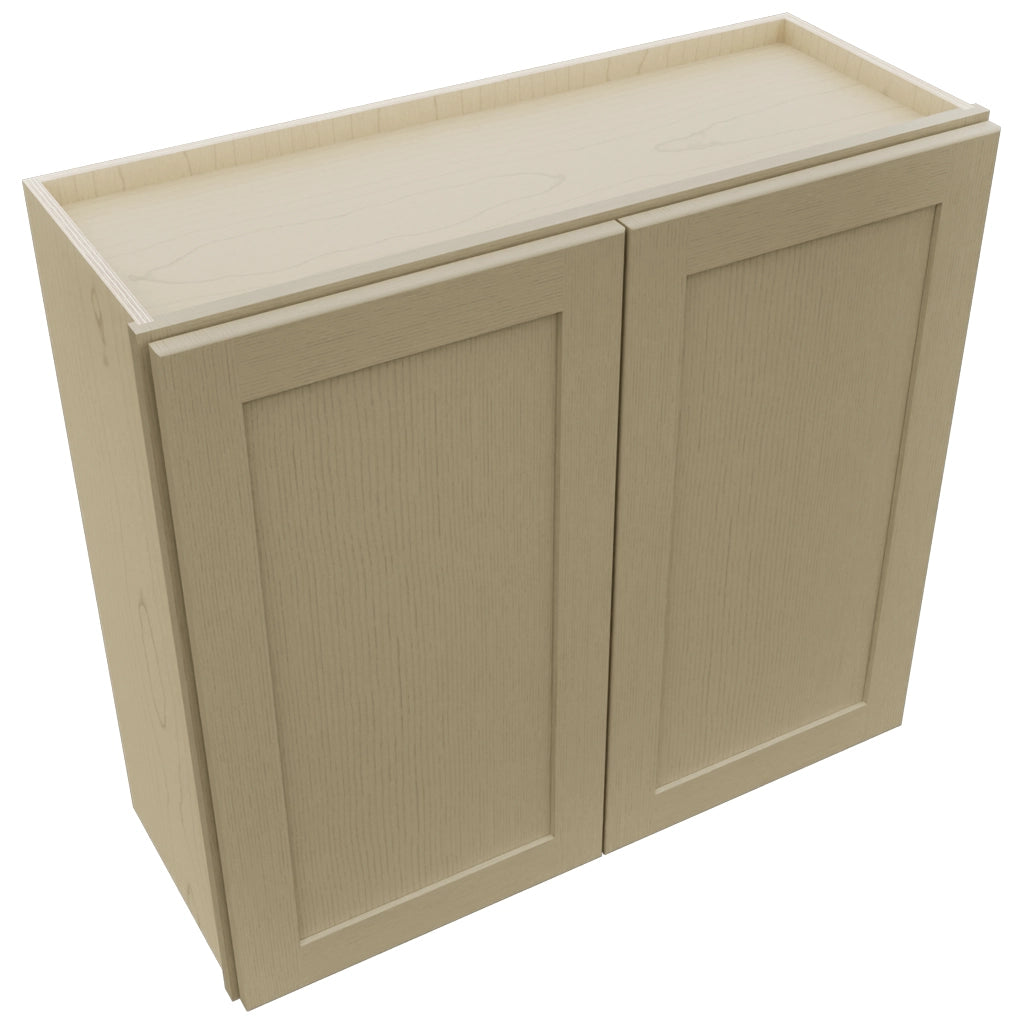 Fabuwood Galaxy Desert Oak W3330 Wall Standard Cabinet, Top View