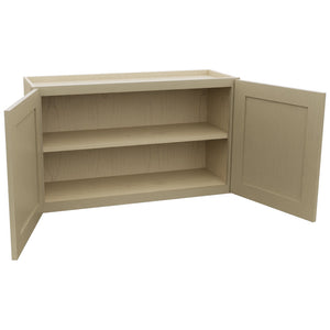 Fabuwood Galaxy Desert Oak W3621 Wall Standard Cabinet, Open View