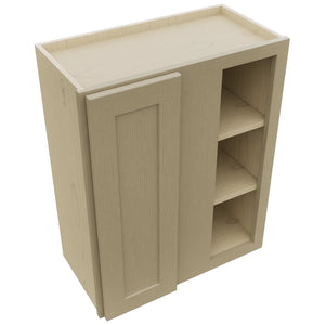 Fabuwood Galaxy Desert Oak WBC2430 Wall Corner Blind Cabinet, Top View