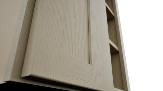 Fabuwood Galaxy Desert Oak WBC2430 Wall Corner Blind Cabinet, Detail View