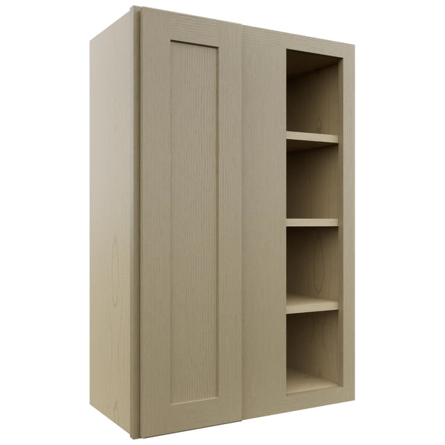 Fabuwood Galaxy Desert Oak WBC2436 Wall Corner Blind Cabinet, Front View