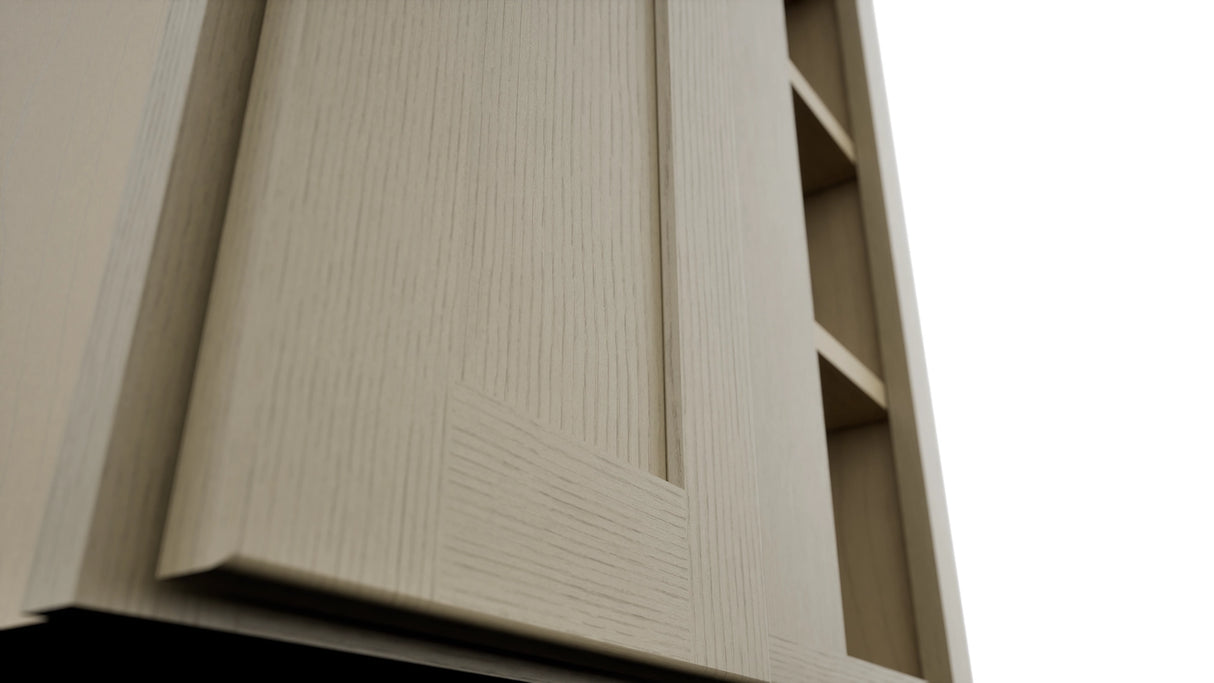 Fabuwood Galaxy Desert Oak WBC2436 Wall Corner Blind Cabinet, Detail View