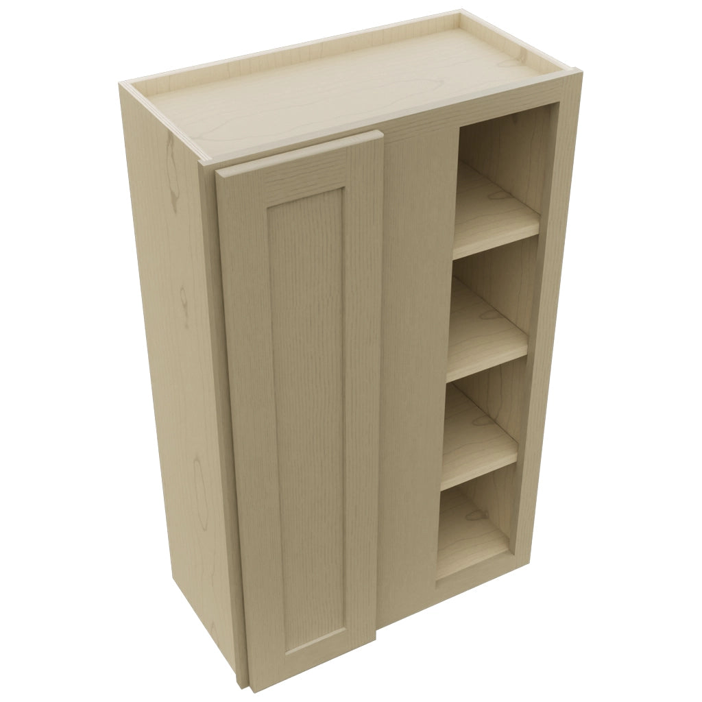 Fabuwood Galaxy Desert Oak WBC2439 Wall Corner Blind Cabinet, Top View