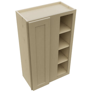 Fabuwood Galaxy Desert Oak WBC2439 Wall Corner Blind Cabinet, Top View