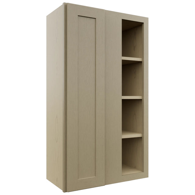 Fabuwood Galaxy Desert Oak WBC2442 Wall Corner Blind Cabinet, Front View