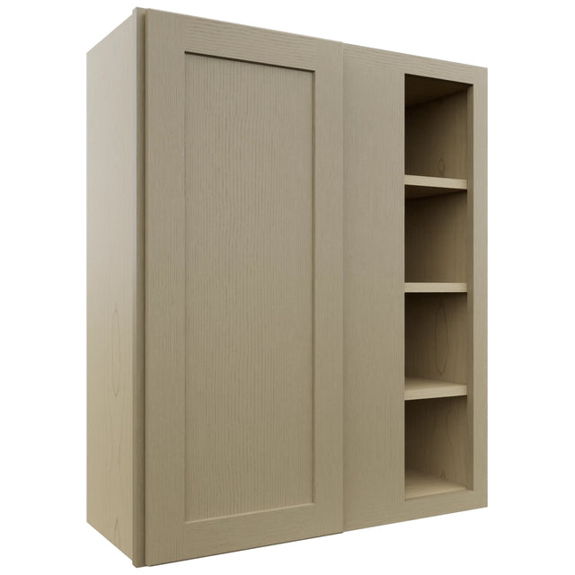 Fabuwood Galaxy Desert Oak WBC3036 Wall Corner Blind Cabinet, Front View