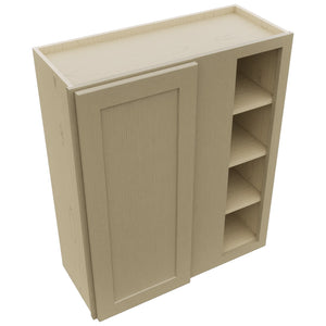 Fabuwood Galaxy Desert Oak WBC3036 Wall Corner Blind Cabinet, Top View