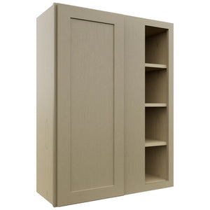 Fabuwood Galaxy Desert Oak WBC3039 Wall Corner Blind Cabinet, Front View