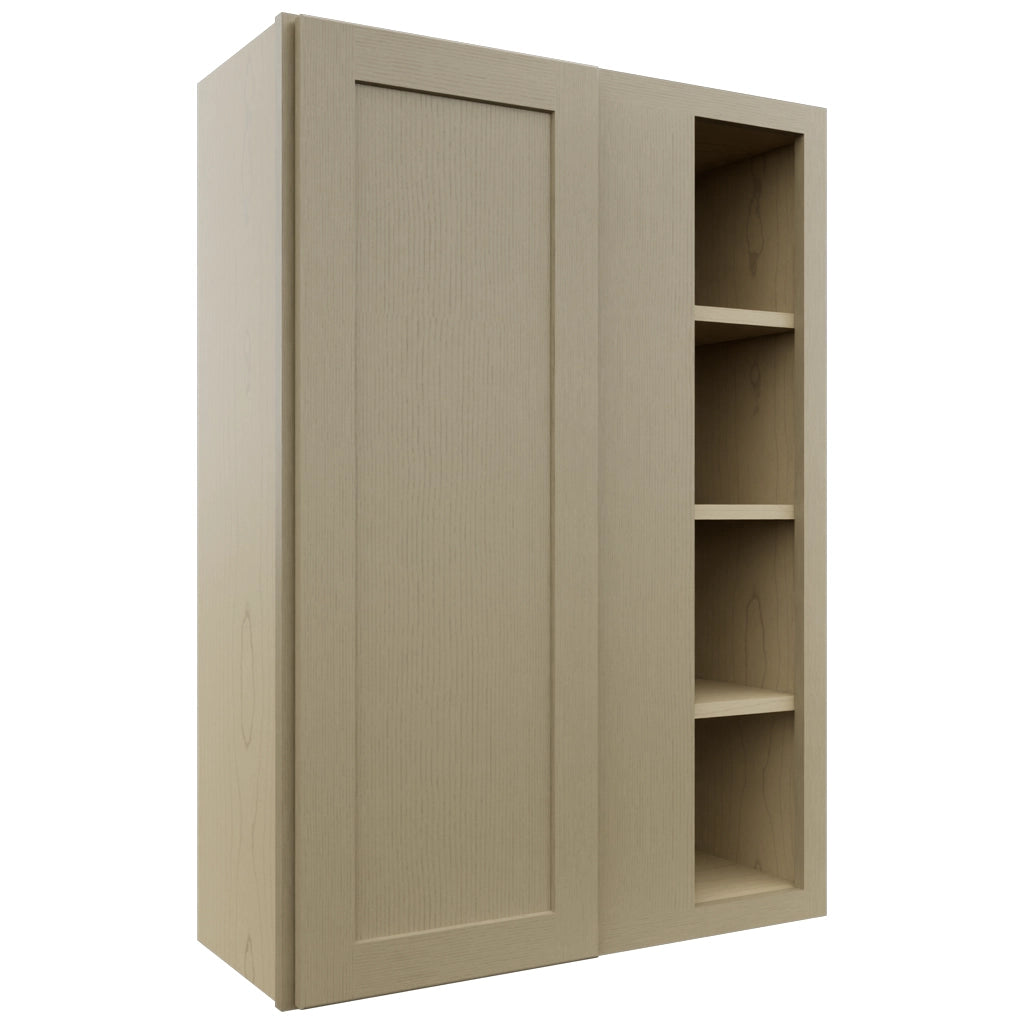 Fabuwood Galaxy Desert Oak WBC3042 Wall Corner Blind Cabinet, Front View
