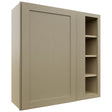 Fabuwood Galaxy Desert Oak WBC3636 Wall Corner Blind Cabinet, Front View