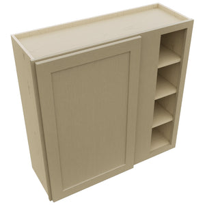 Fabuwood Galaxy Desert Oak WBC3636 Wall Corner Blind Cabinet, Top View