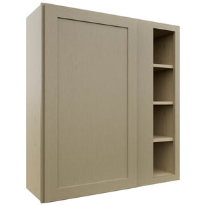Fabuwood Galaxy Desert Oak WBC3639 Wall Corner Blind Cabinet, Front View