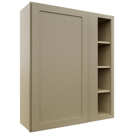 Fabuwood Galaxy Desert Oak WBC3642 Wall Corner Blind Cabinet, Front View