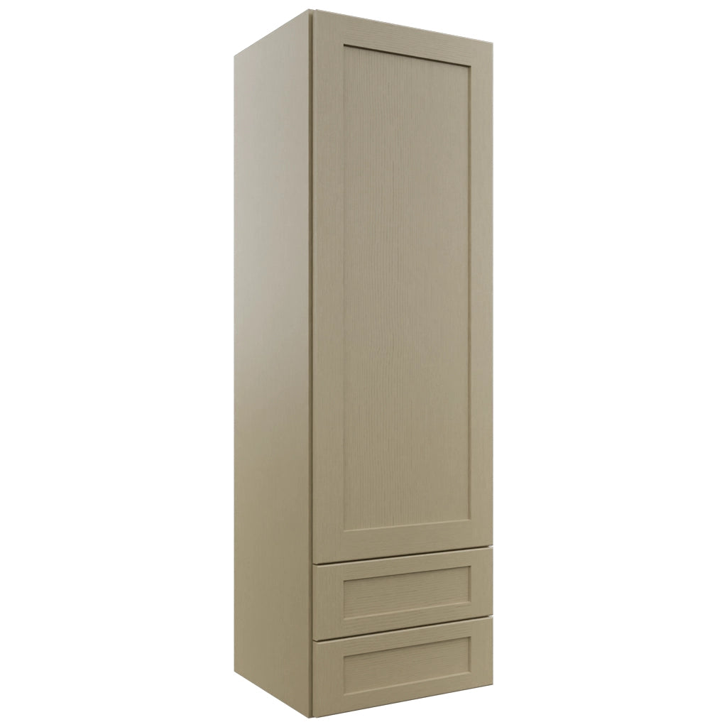 Fabuwood Galaxy Desert Oak WD1857 Wall Drawer Cabinet, Front View