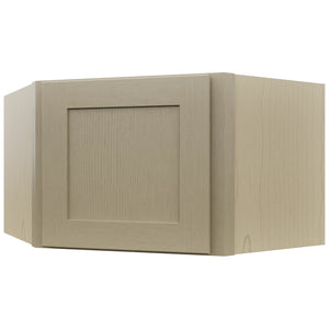 Fabuwood Galaxy Desert Oak WDC2415 Wall Corner Diagonal Cabinet, Front View