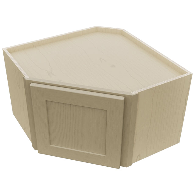 Fabuwood Galaxy Desert Oak WDC2415 Wall Corner Diagonal Cabinet, Top View