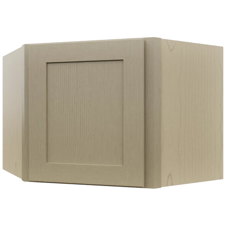 Fabuwood Galaxy Desert Oak WDC2418 Wall Corner Diagonal Cabinet, Front View
