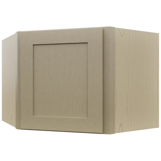 Fabuwood Galaxy Desert Oak WDC2418 Wall Corner Diagonal Cabinet, Front View