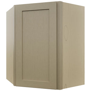 Fabuwood Galaxy Desert Oak WDC2430 Wall Corner Diagonal Cabinet, Front View